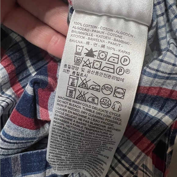 LEVI’S Classic Plaid Button Down Shirt - Picture 7 of 7